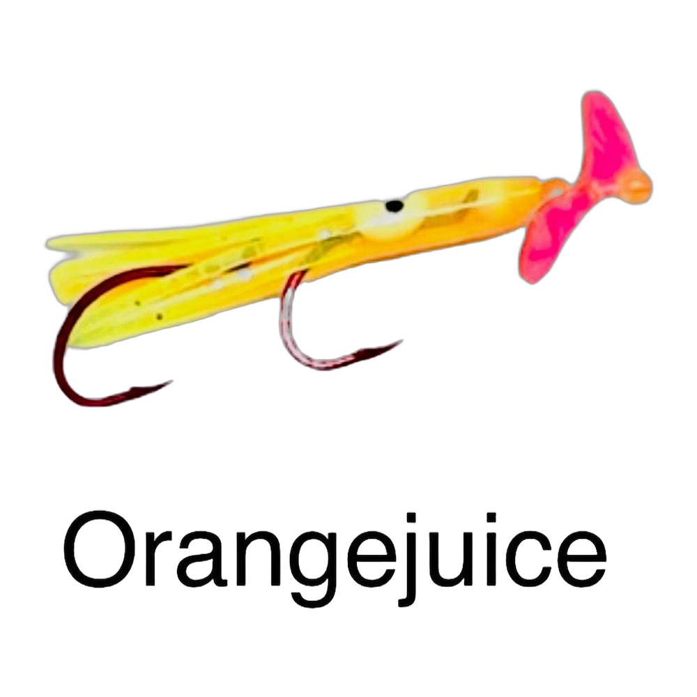 Kokanee Co. Micro Hoochies - Orange Juice