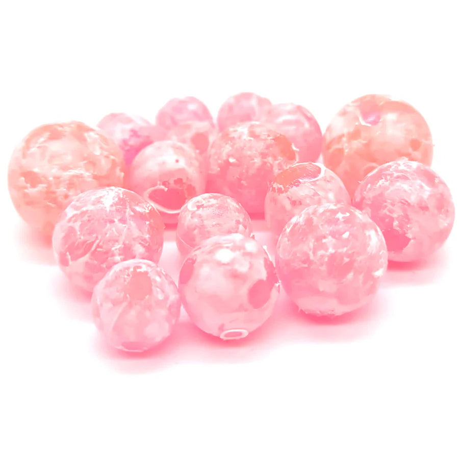 Soft Bead - Mottled Pink