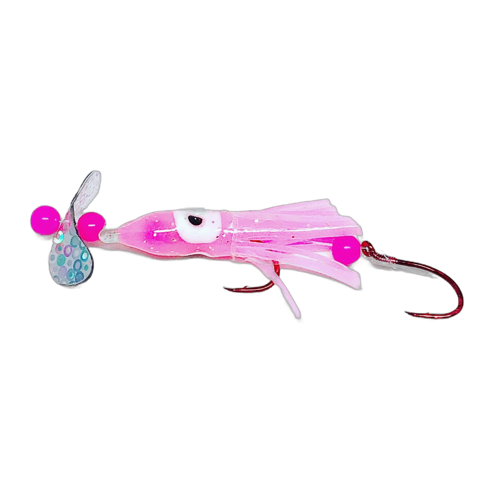 Kokanee Co. Pro Series Bite Me Squids - Hot Pink