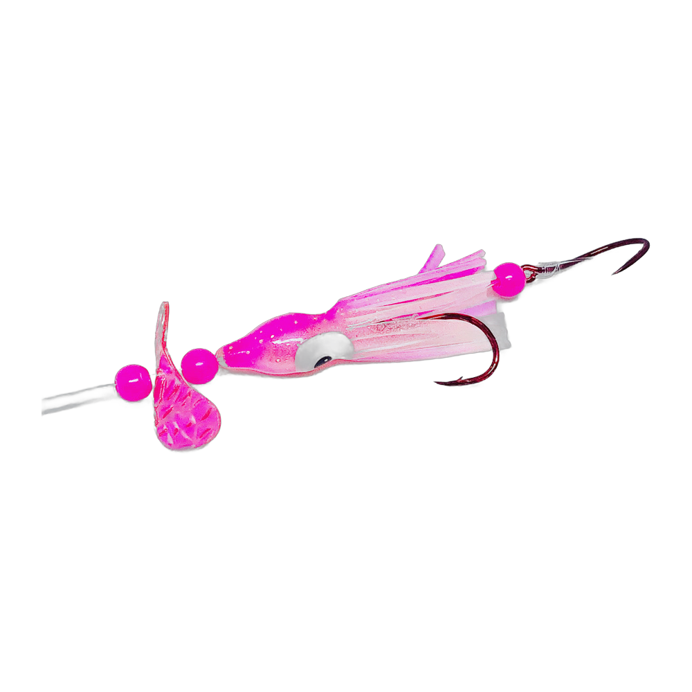 Kokanee Co. Pro Series Bite Me Squids - Pink N Glow