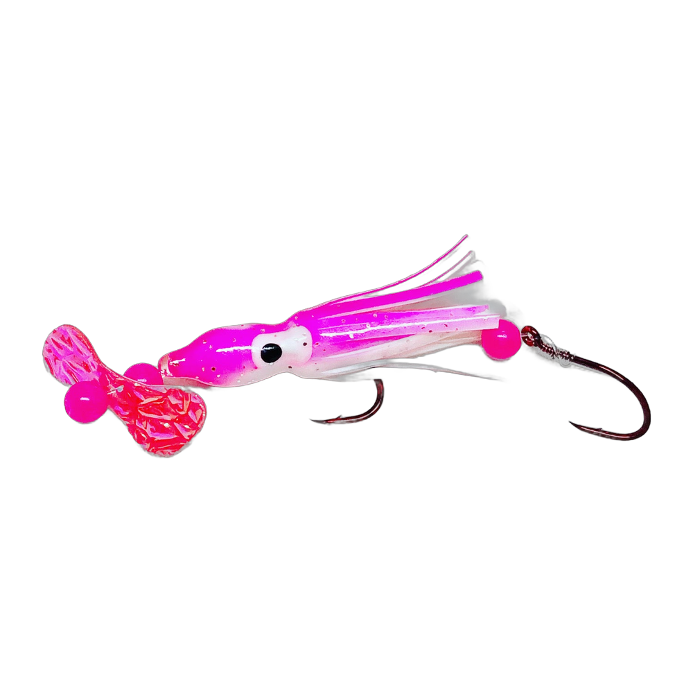 Kokanee Co. Pro Series Bite Me Squids - Pink Passion