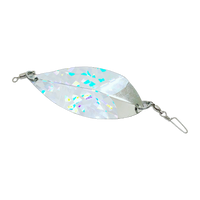Kokanee Co. Spade Dodger - Shattered Glass Silver