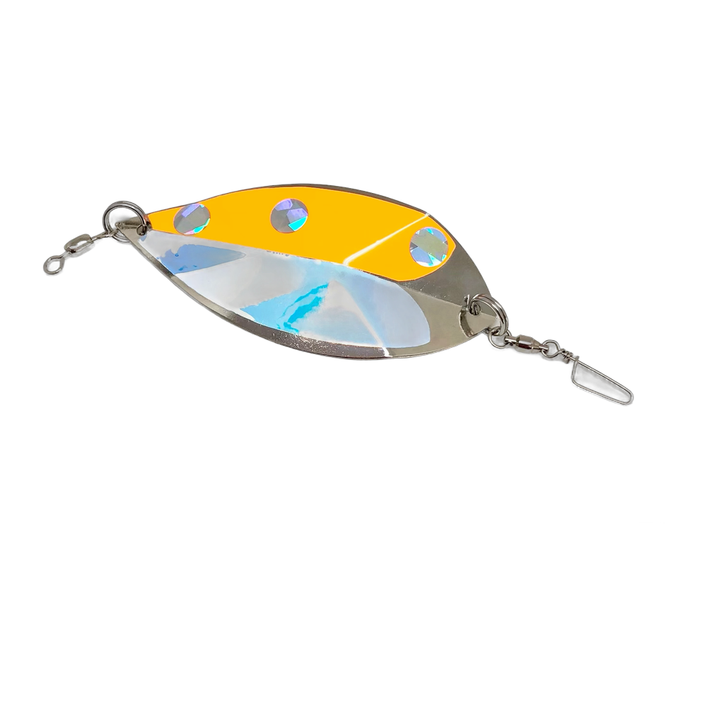 Kokanee Co. Spade Dodger - UV Orange Jelly