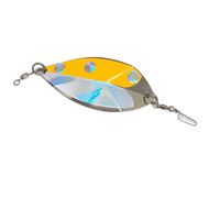 Kokanee Co. Spade Dodger - UV Orange Jelly