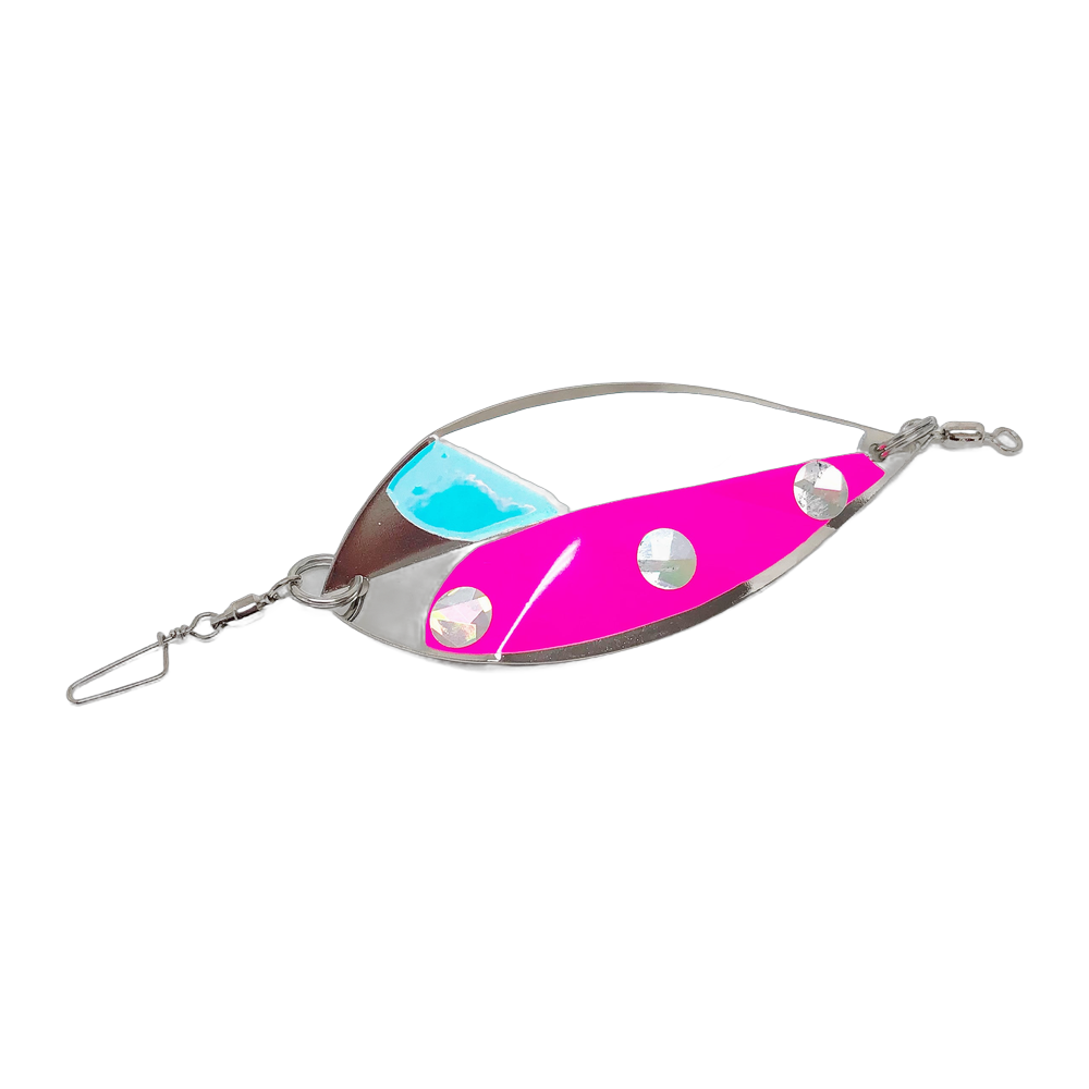 Kokanee Co. Spade Dodger - UV Pink Jelly