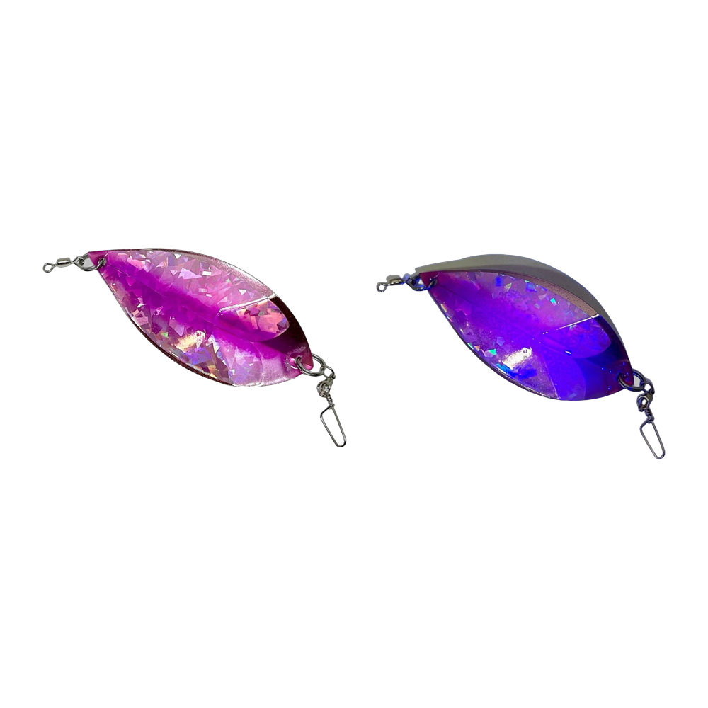 Kokanee Co. Spade Dodger - UV Purple Nurple