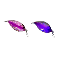 Kokanee Co. Spade Dodger - UV Purple Nurple