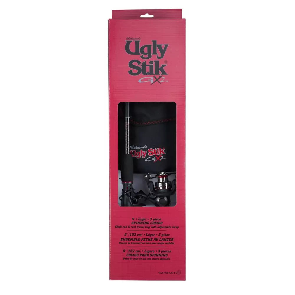 Ugly Stik GX2 Travel Spinning Combo