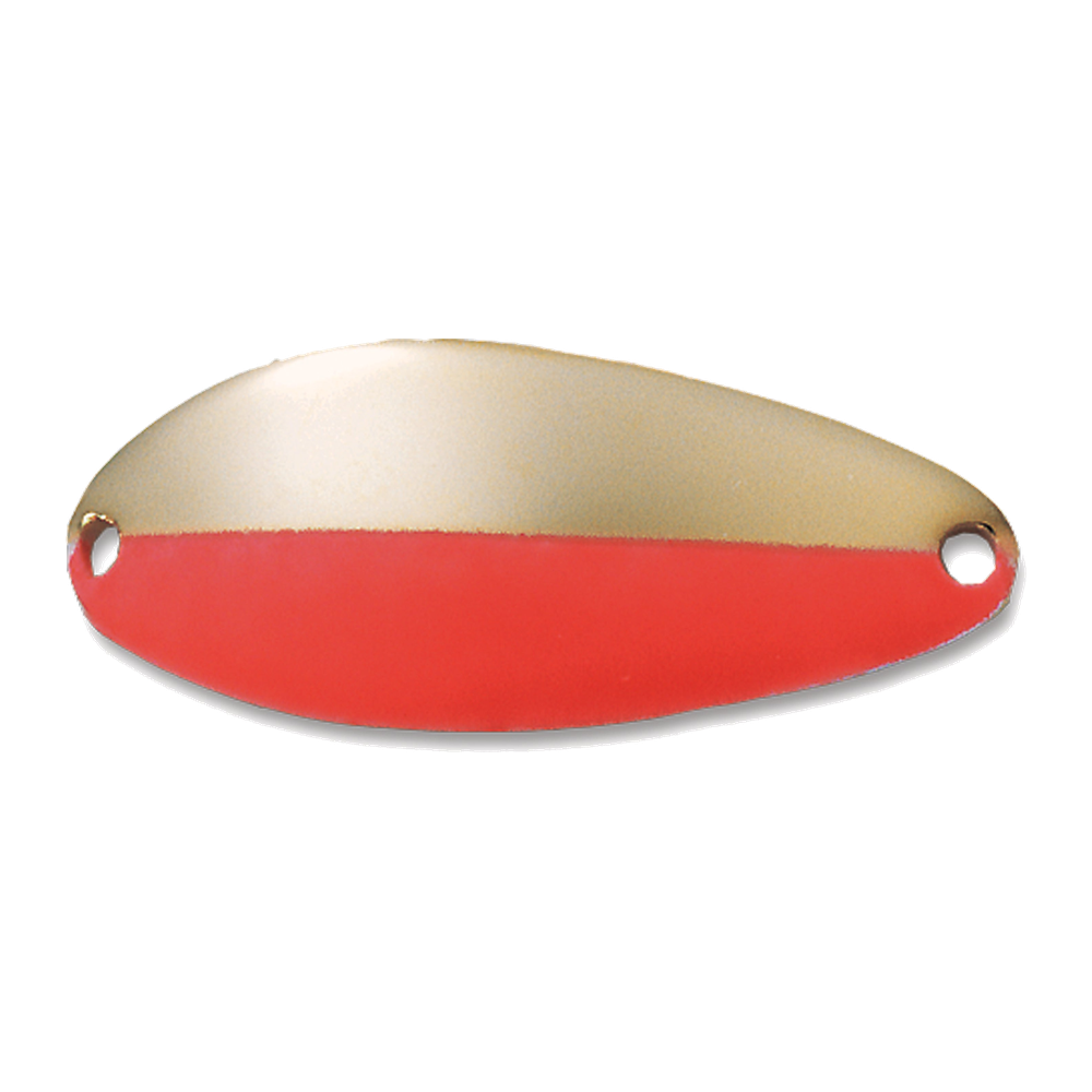 Acme Tackle Little Cleo Spoon - Gold Fluorescent Stripe