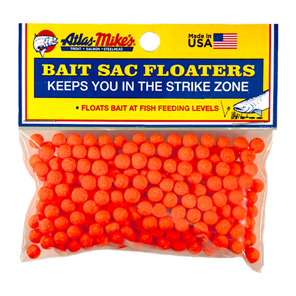 Atlas Mikes Bait Sac Floaters - ORANGE