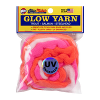 Atlas Mikes UV Glow Yarn - RAINBOW (WHITE, CERISE, RED)