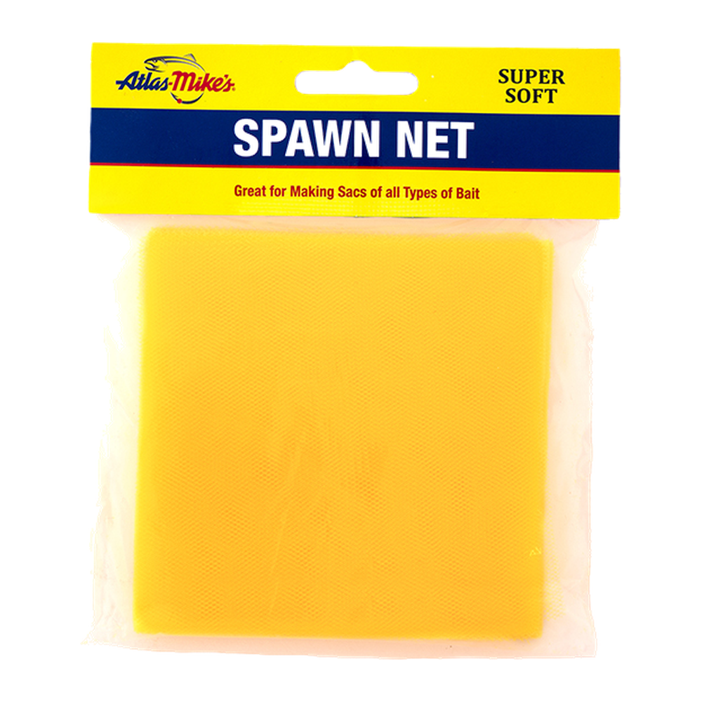 Atlas Mikes Spawn Sac NEt 3" X 3" Squares - 50 CT - YELLOW