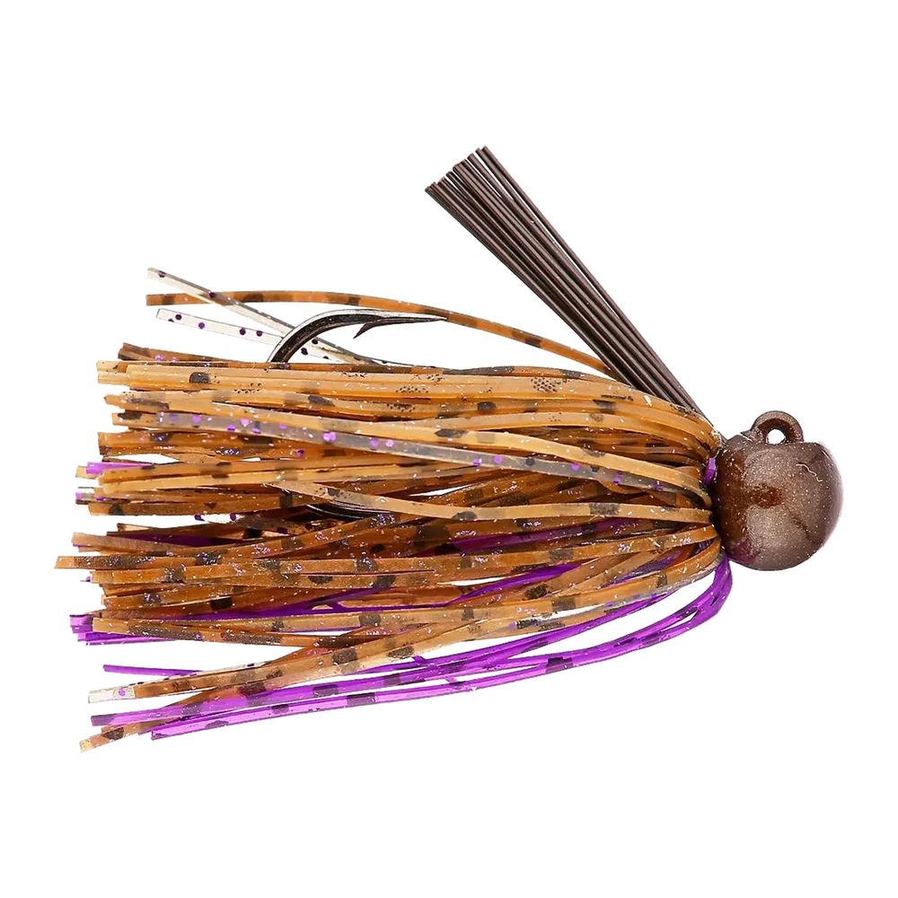 Bass Patrol Silicone Football Jig - Peanut Butter & Jelly