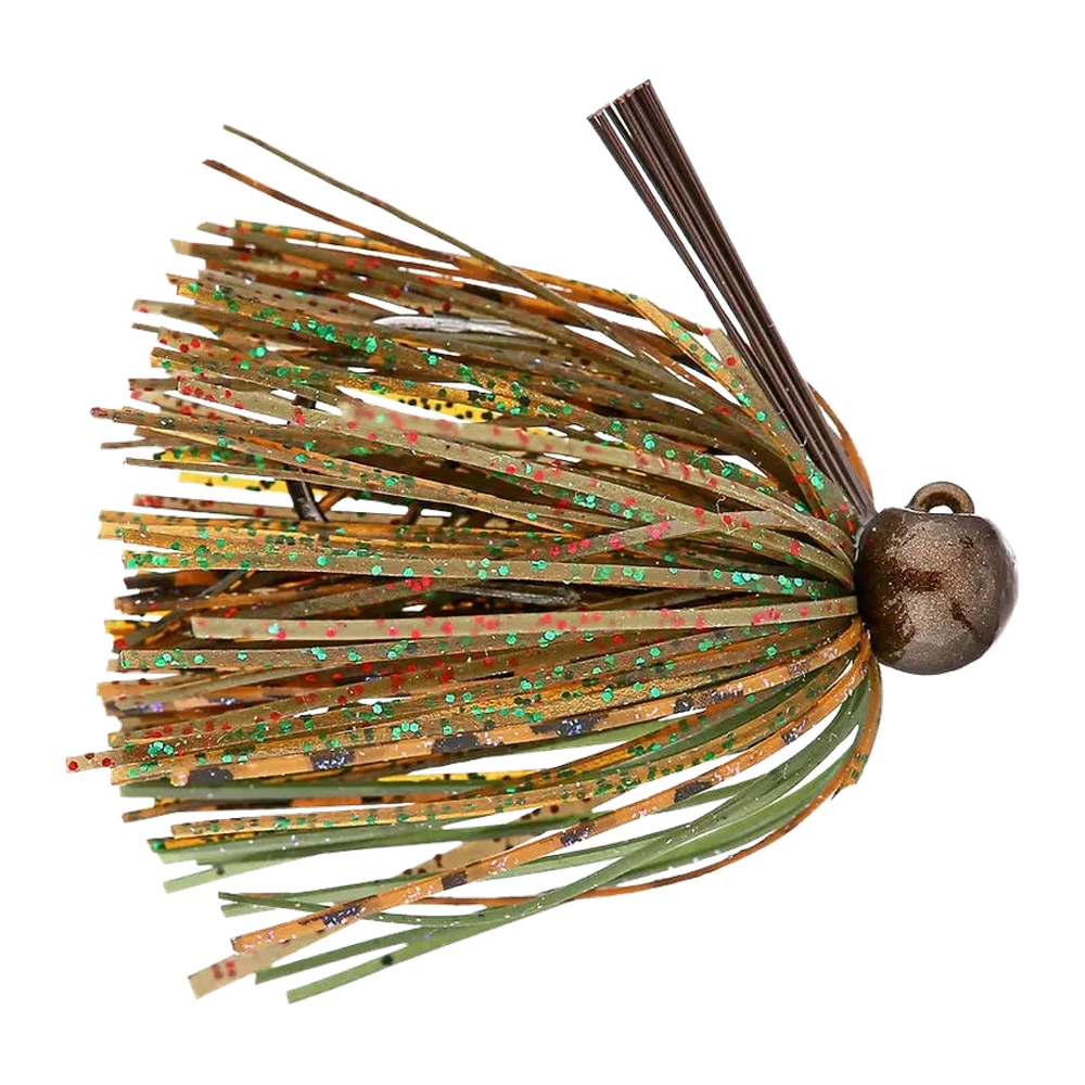 Bass Patrol Silicone Football Jig - Watermelon Pumpkin Craw