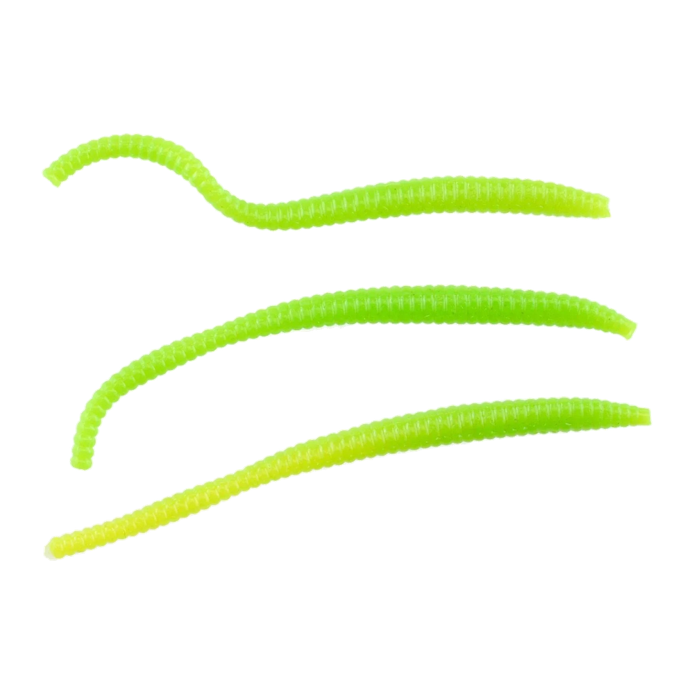 Berkley Powerbait Floating Trout Worm - Green Chartreuse