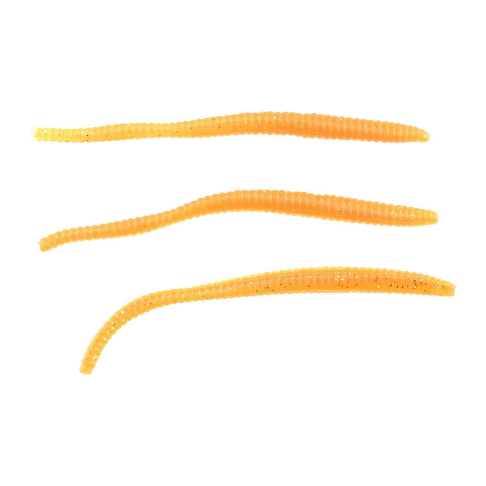 Berkley Powerbait Floating Trout Worm - Orange Peel