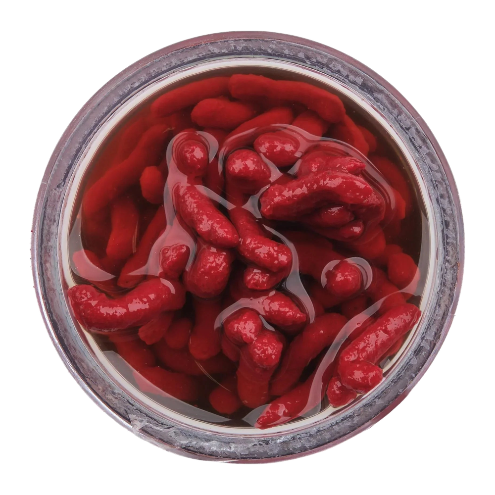 Berkley Gulp Alive Maggots - Red Wiggler