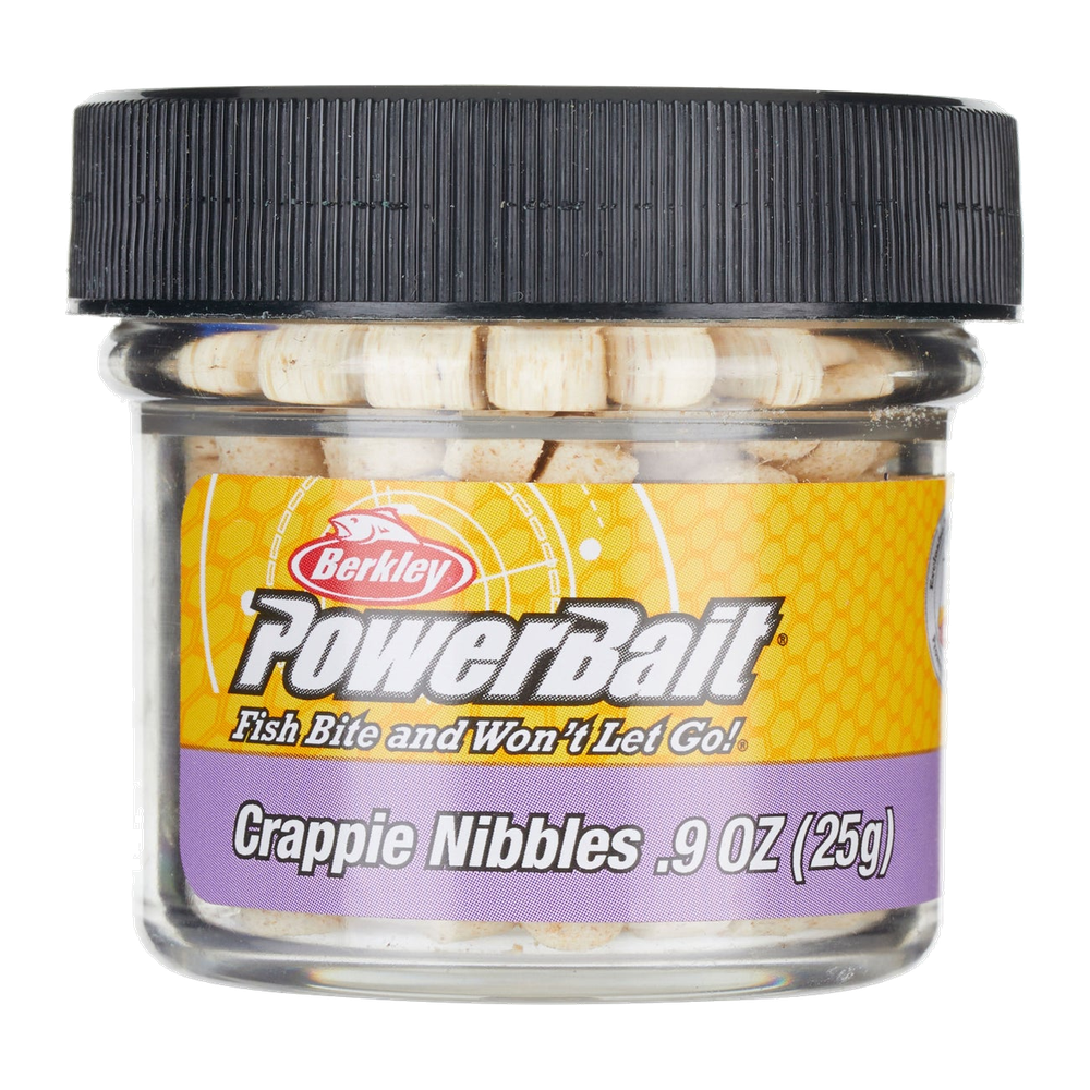 Berkley PowerBait Crappie Nibbles - White