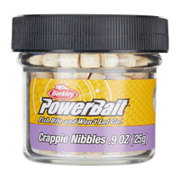 Berkley PowerBait Crappie Nibbles - White