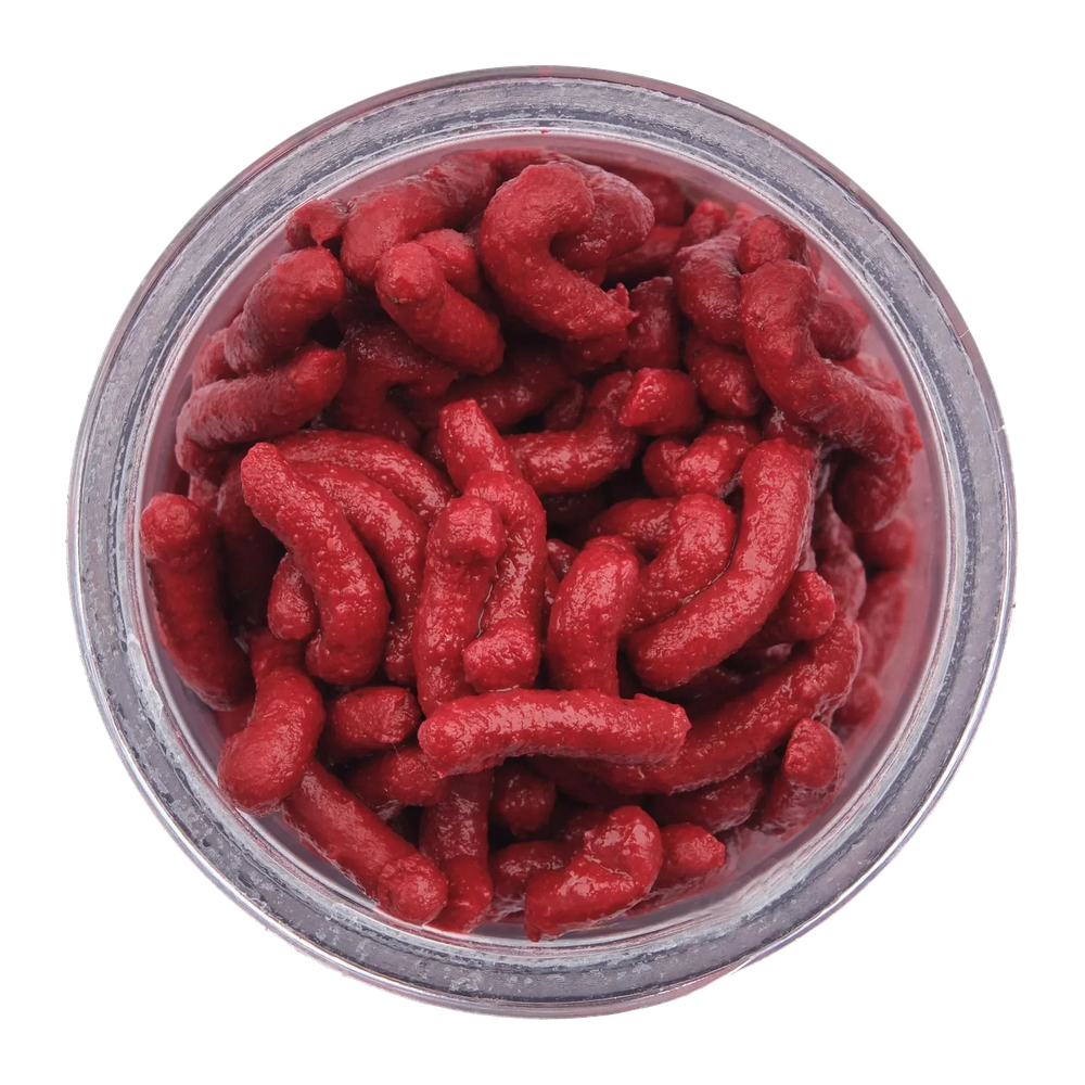 Berkley Gulp Extruded Maggot - Red Wiggler