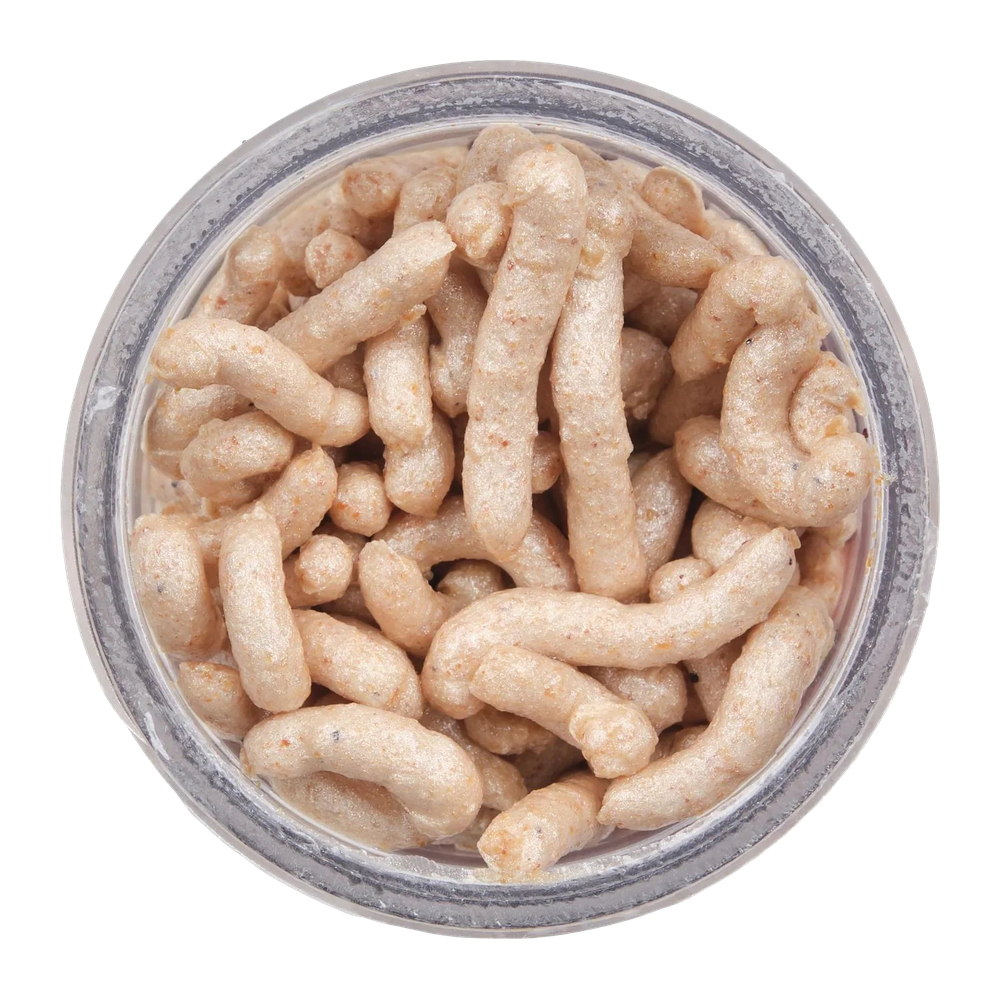 Berkley Gulp Extruded Maggot - White