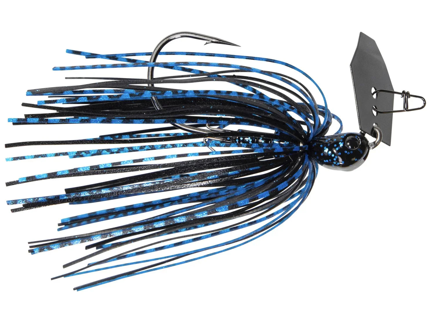 chatterbait jackhammer fishing lure Z-Man Baby Jack Chatterbait Black / Blue / 3/8oz