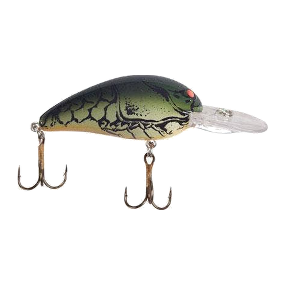 Bomber Model 6A Crankbait - Dark Green Crawdad