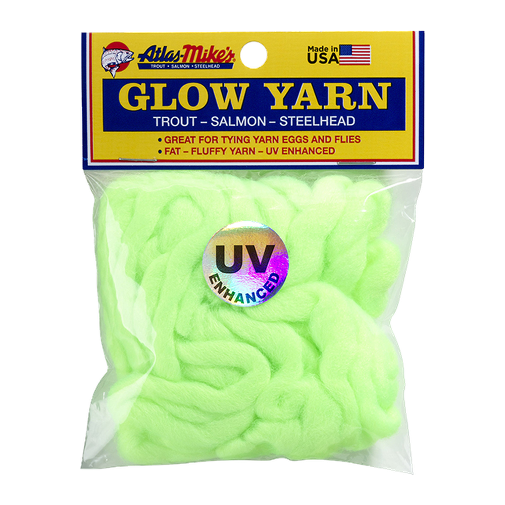 Atlas Mikes UV Glow Yarn - CHARTREUSE
