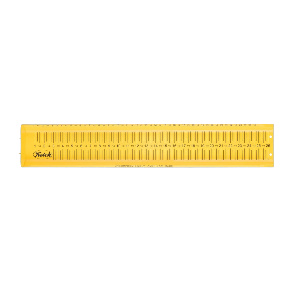 Ketch Karbonate Fish Measuring Board - 26"