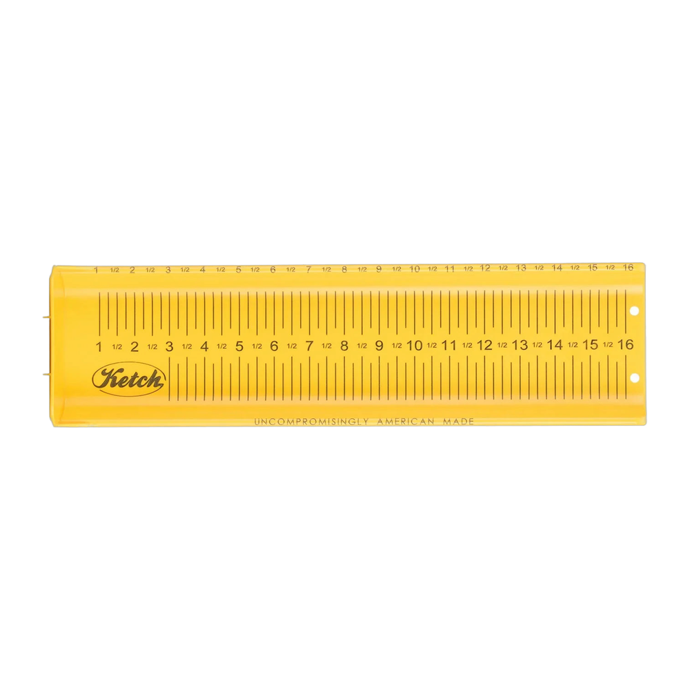 Ketch Karbonate Fish Measuring Board - 16"