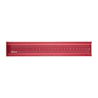 Ketch X Fish Measuring Board - Red