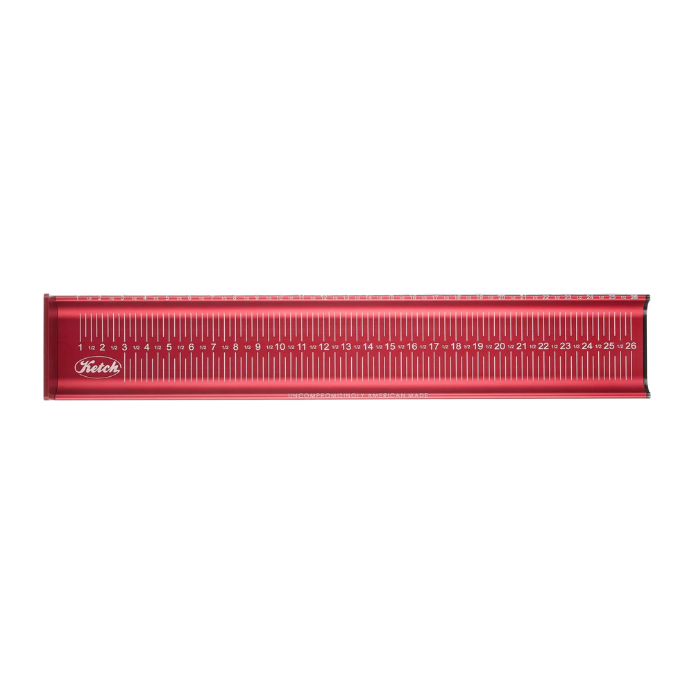 Ketch X Fish Measuring Board - Red