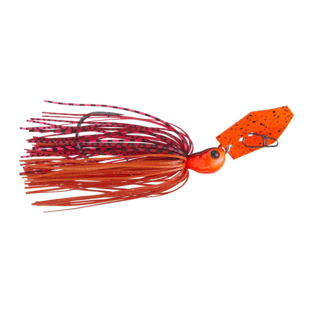 Z-Man Chatterbait Jackhammer - Fire Craw Orange Blade