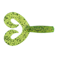 Dry Creek 5" Twin Tail Money Grubber - Chartreuse Pepper
