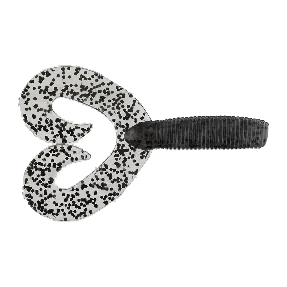 Dry Creek 5" Twin Tail Money Grubber - Smoke & Ashes