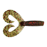 Dry Creek 5" Twin Tail Money Grubber - Watermelon Red/Pepper