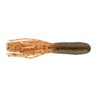 Dry Creek 3.5" Skirt Chaser Tube - Green Pumpkin w/Pumpkin Tail