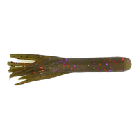 Dry Creek 2.75" Drop Shot Tube - Grn Pumpkin/purple,copper