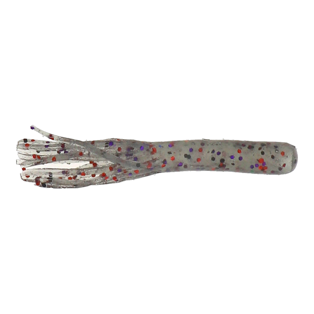Dry Creek 2.75" Drop Shot Tube - Smoke w/Purple & Copper