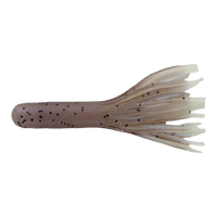 3.5" Full Body DblDip Firetail Tube - Ghost Minnow