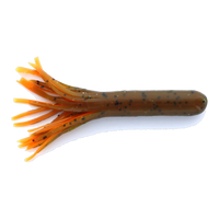 3.5" Full Body DblDip Firetail Tube - Snake River Craw