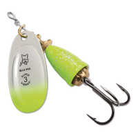 Blue Fox Classic Vibrax Spinner #1 - Chartreuse Blue Candyback