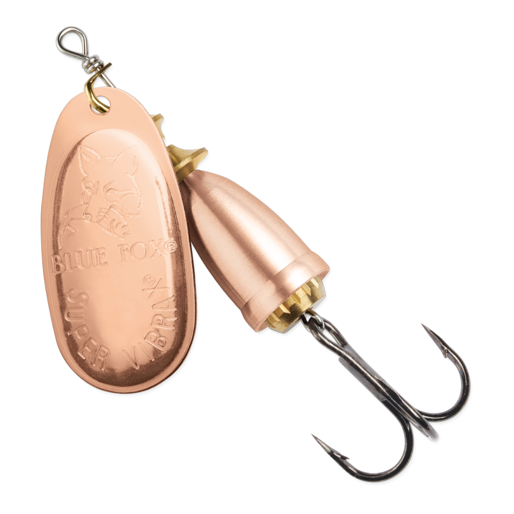 Blue Fox Classic Vibrax Spinner #1 - Copper / Copper