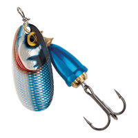 Blue Fox Classic Vibrax Spinner #00 - Gilded  Blue Steel