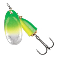 Blue Fox Classic Vibrax Spinner #1 - Northern Lights  Green Chartreuse UV