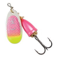 Blue Fox Classic Vibrax Spinner #1 - Pink Scale/ Chartreuse Tip UV