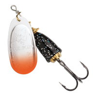 Blue Fox Classic Vibrax Spinner #1 - Red Tipped / Silver Flake