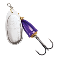 Blue Fox Classic Vibrax Spinner #00 - Silver / Purple