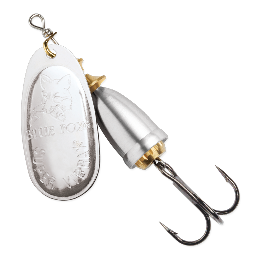 Blue Fox Classic Vibrax Spinner #1 - Silver / Silver