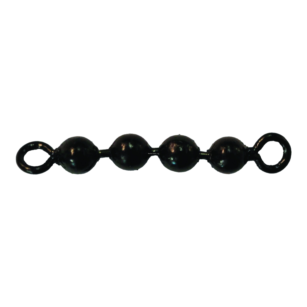 Brads Bead Chain Swivel - 4 Bead Black
